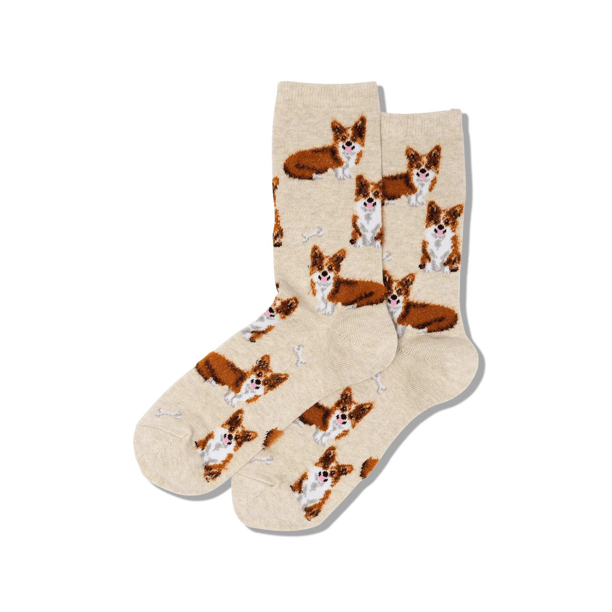 HOTSOX Women's Corgi Crew Socks