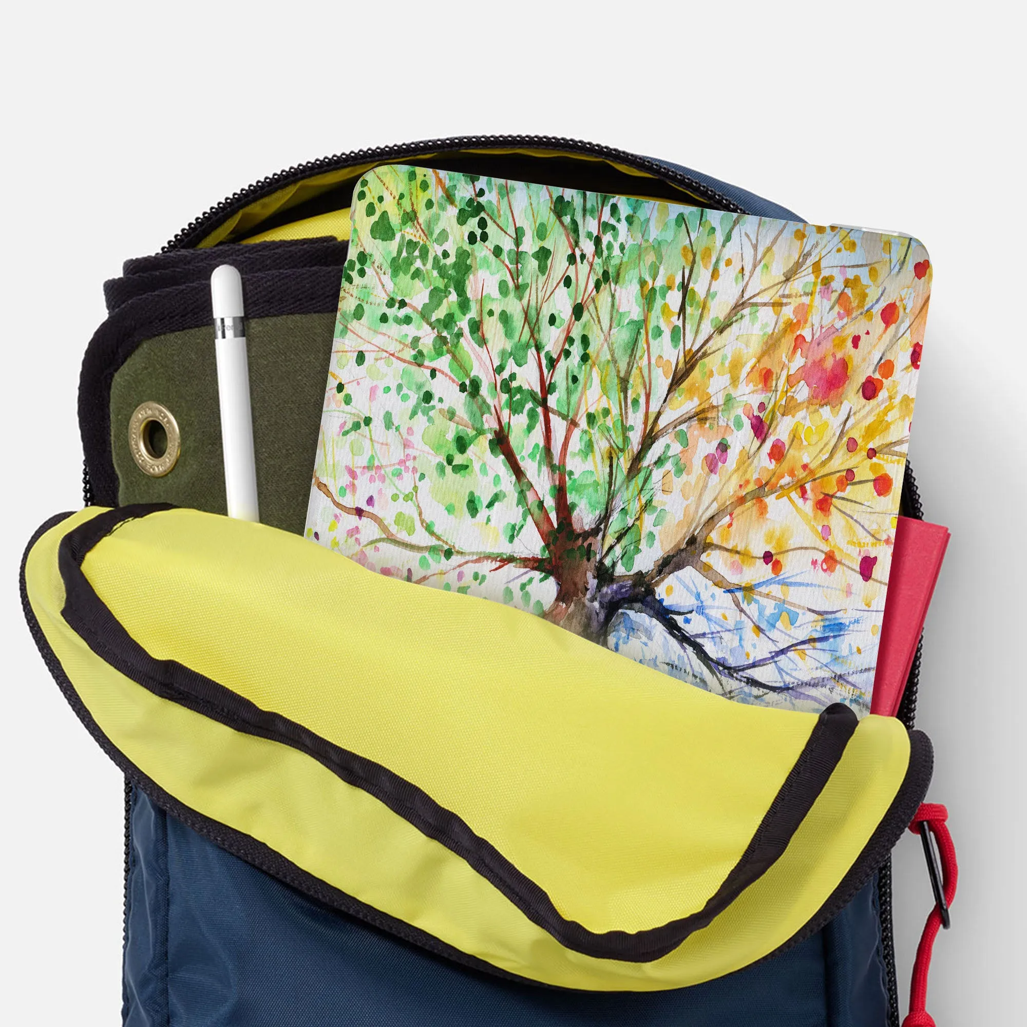 iPad SeeThru Case - Watercolor Flower