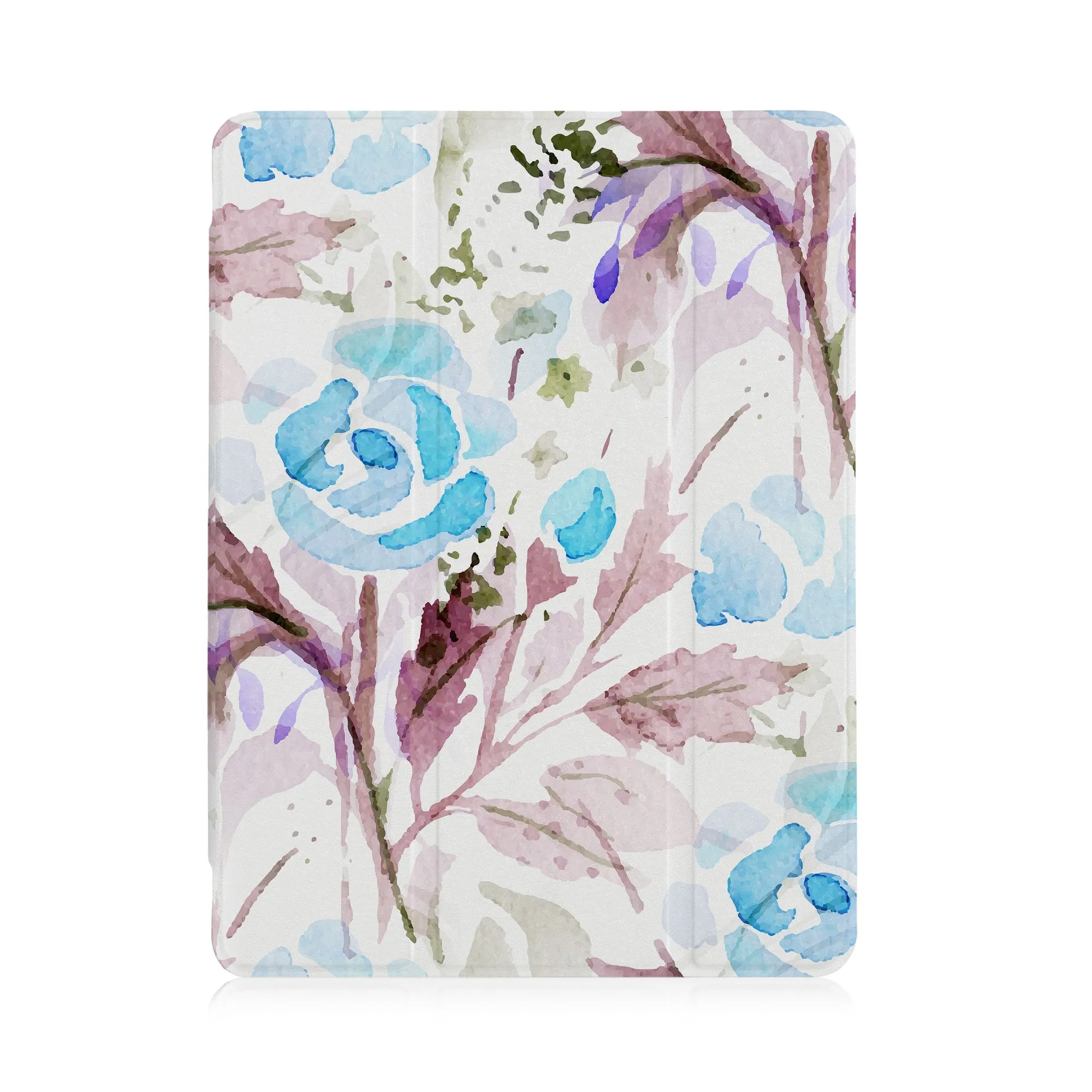 iPad SeeThru Case - Watercolor Flower