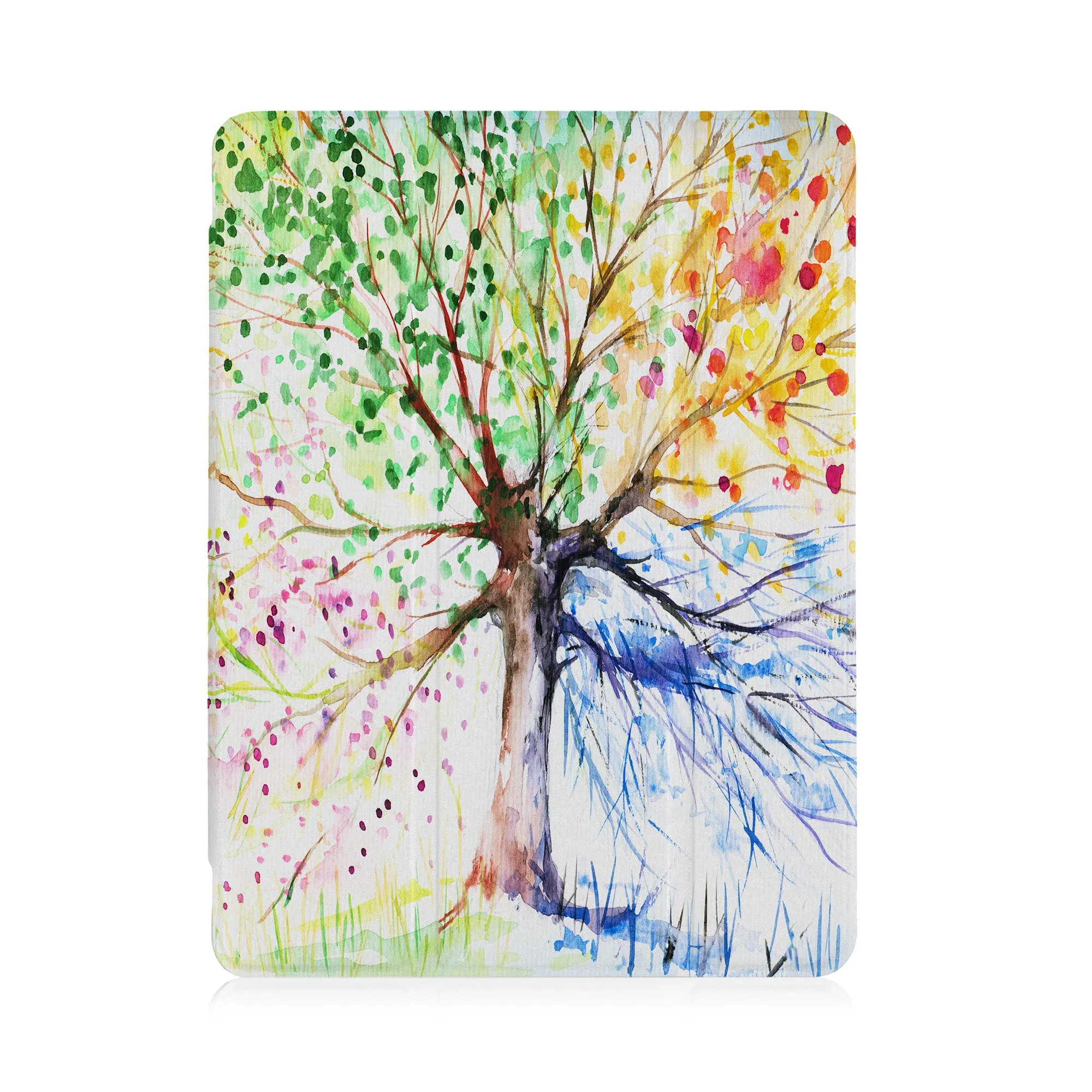 iPad SeeThru Case - Watercolor Flower