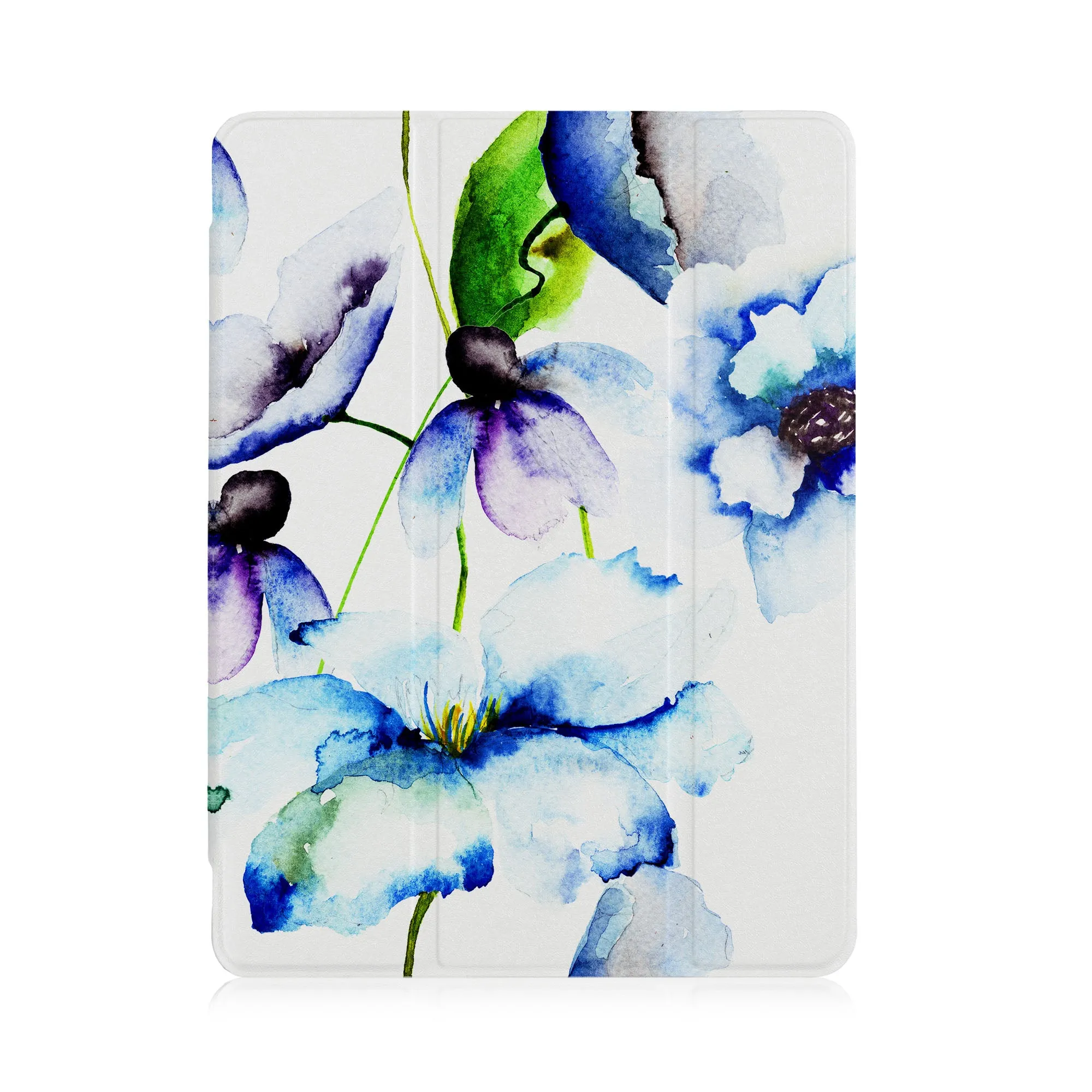 iPad SeeThru Case - Watercolor Flower