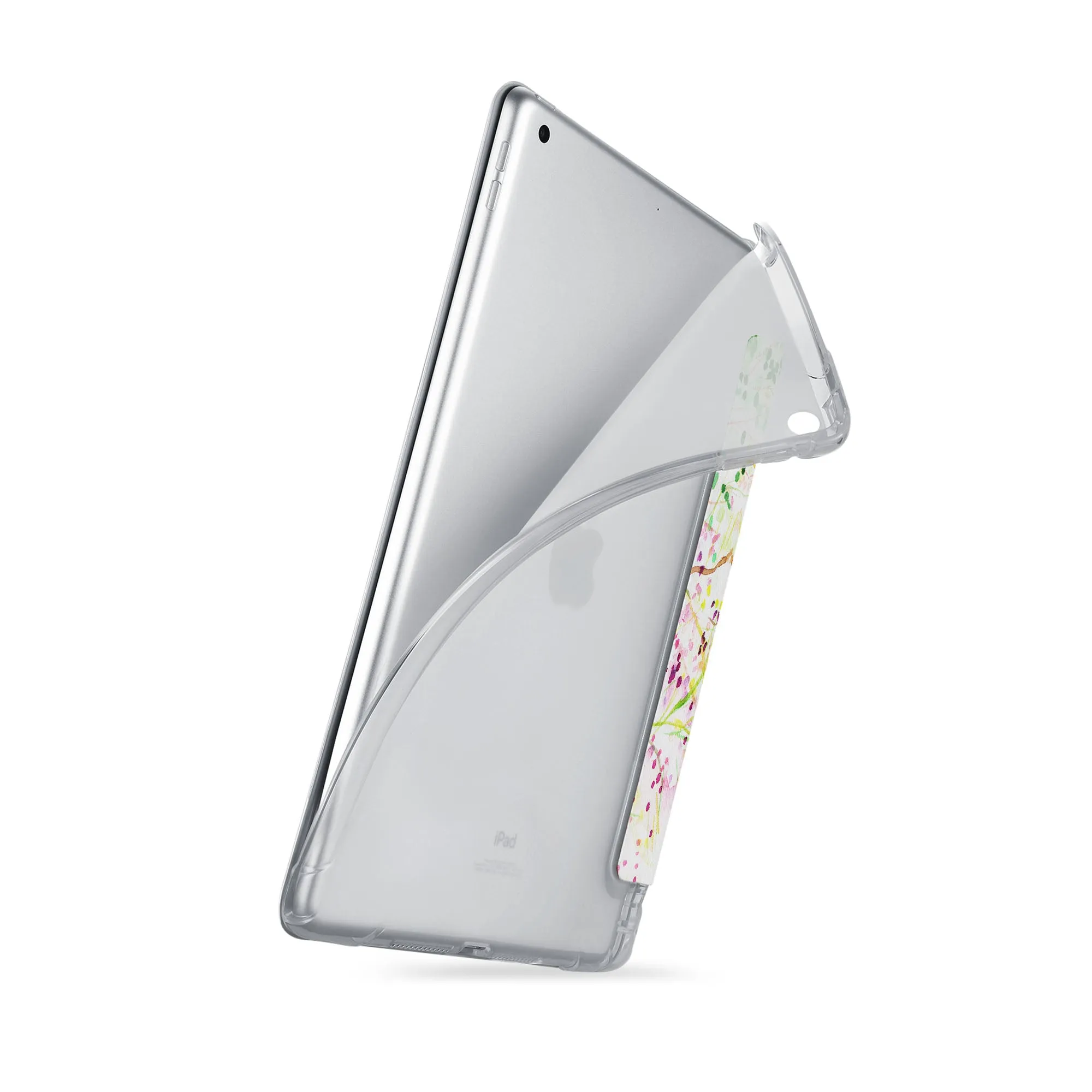 iPad SeeThru Case - Watercolor Flower