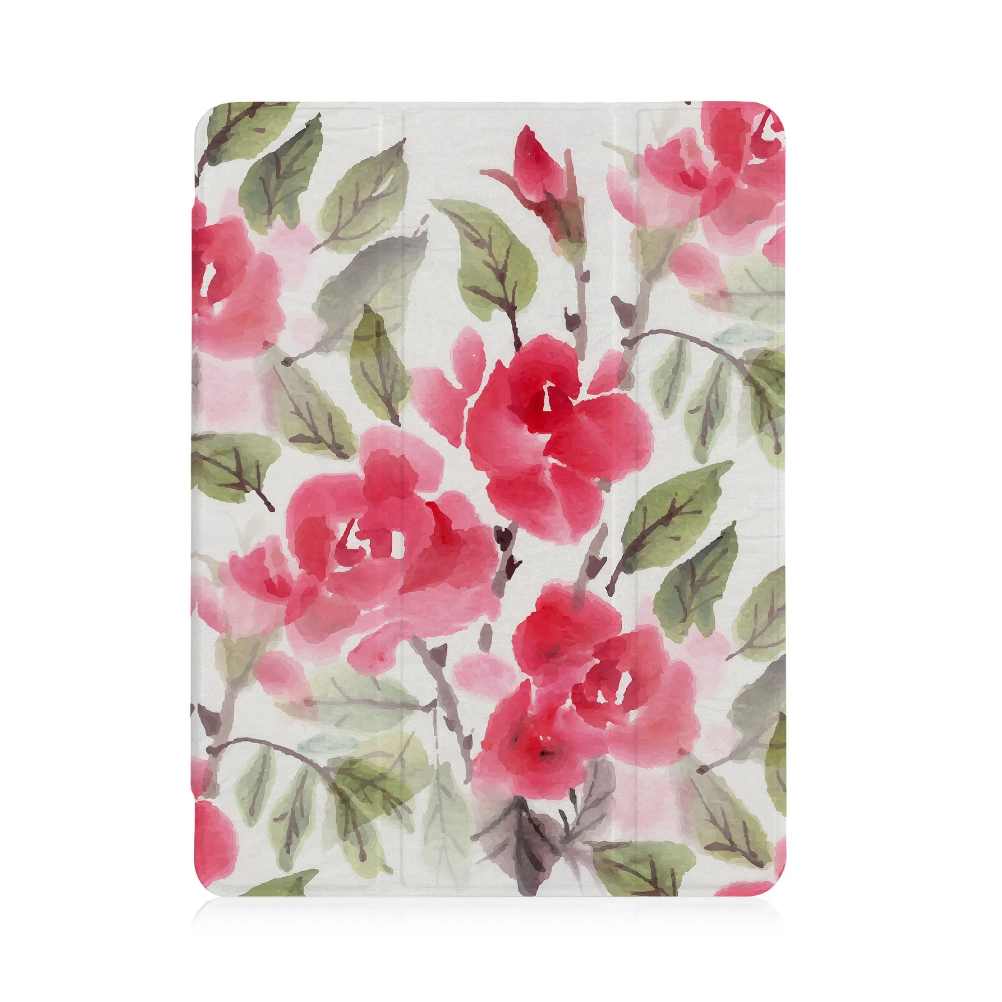 iPad SeeThru Case - Watercolor Flower
