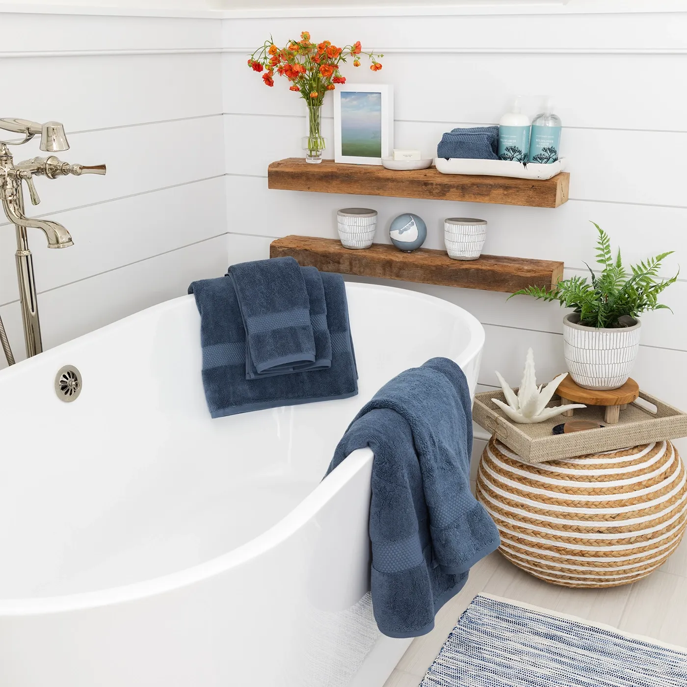 Island Spa Towel Collection - Marine