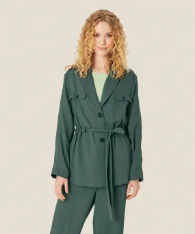Julietna Long Sleeve Tie-Front Jacket