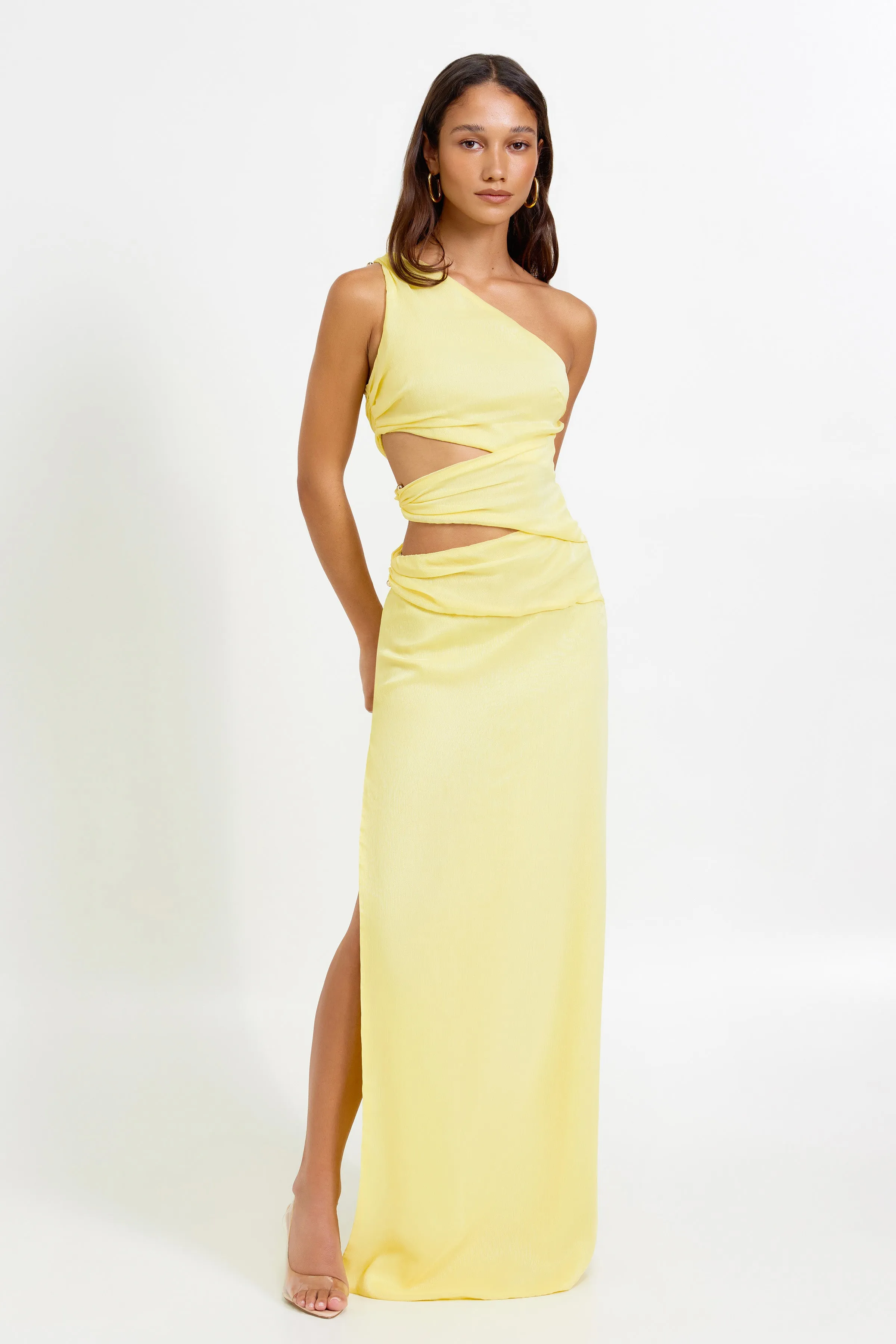 LEXI Isabel Dress (Pineapple Yellow)