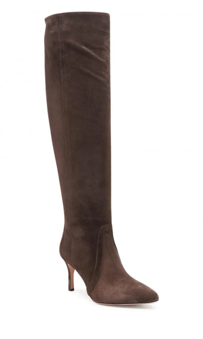Marella Edict Knee High Boots - Chocolate