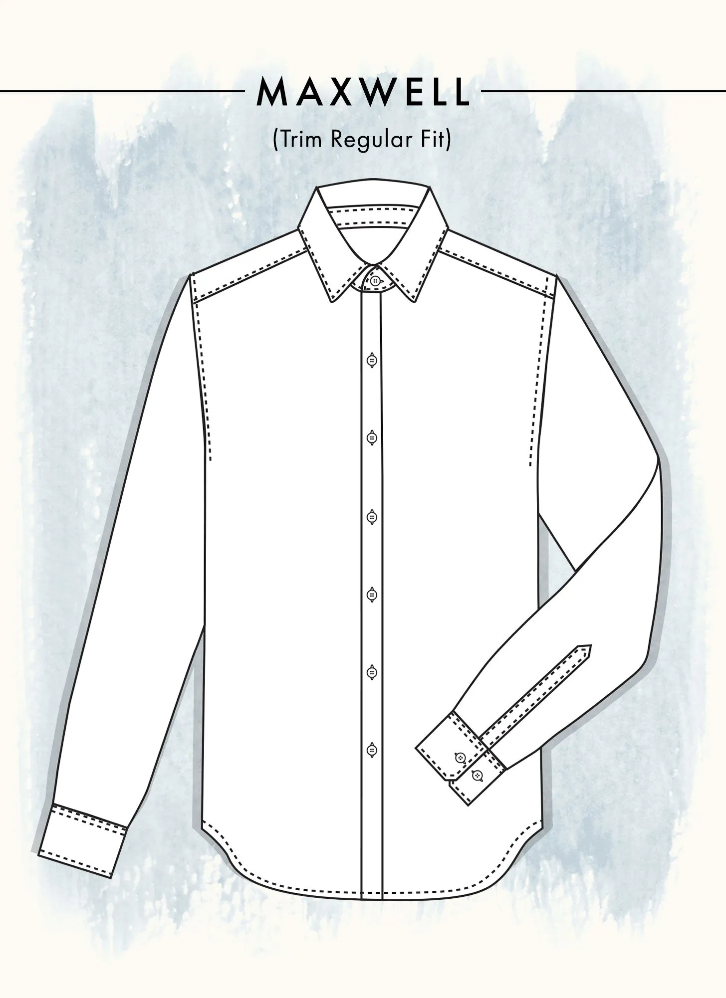 Maxwell in Navy Mini Check Shirt