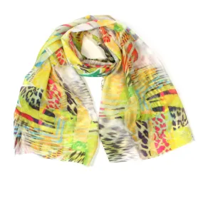 Multi Animal Print Scarf