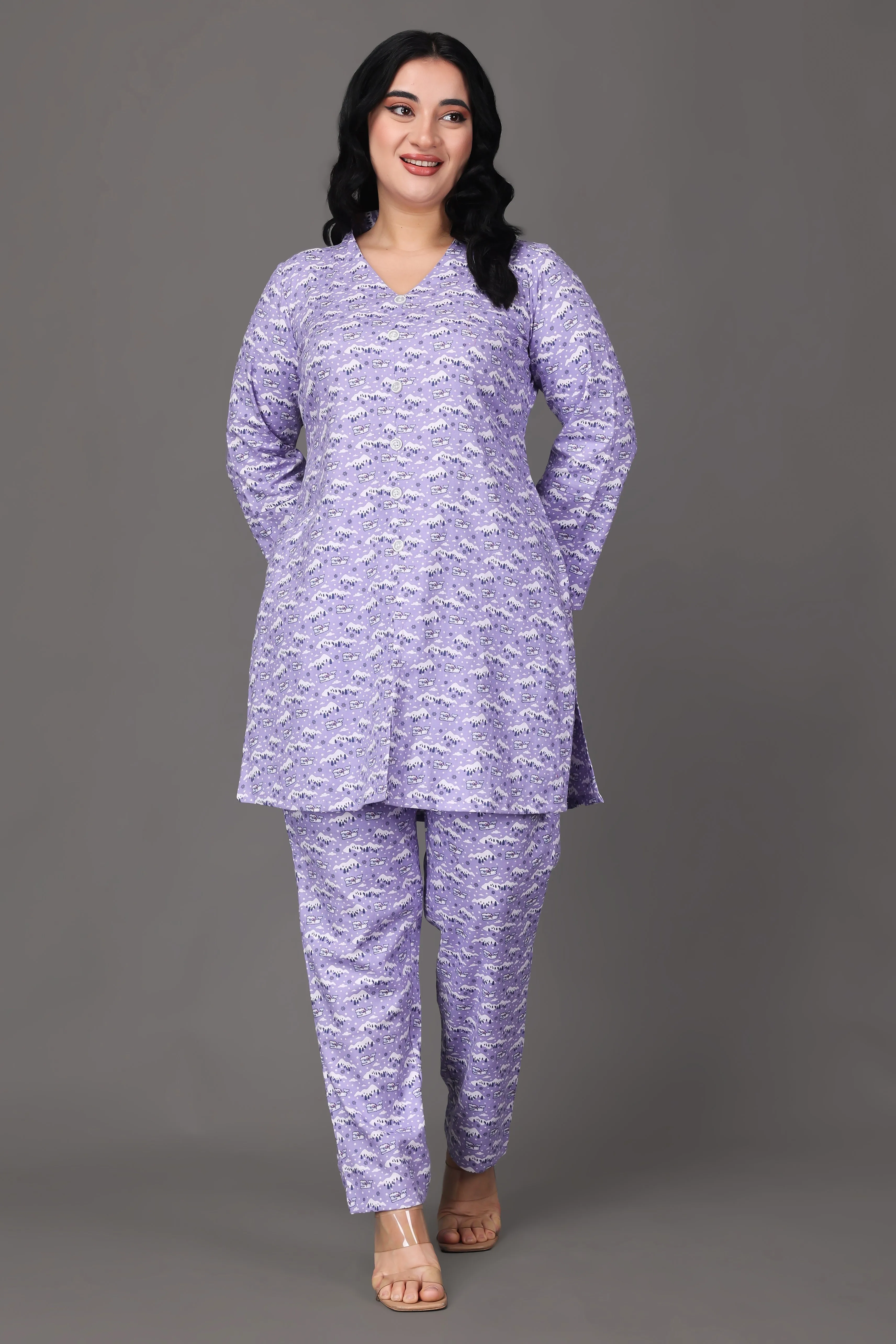Orchid Dream Woollen Co-ord Set
