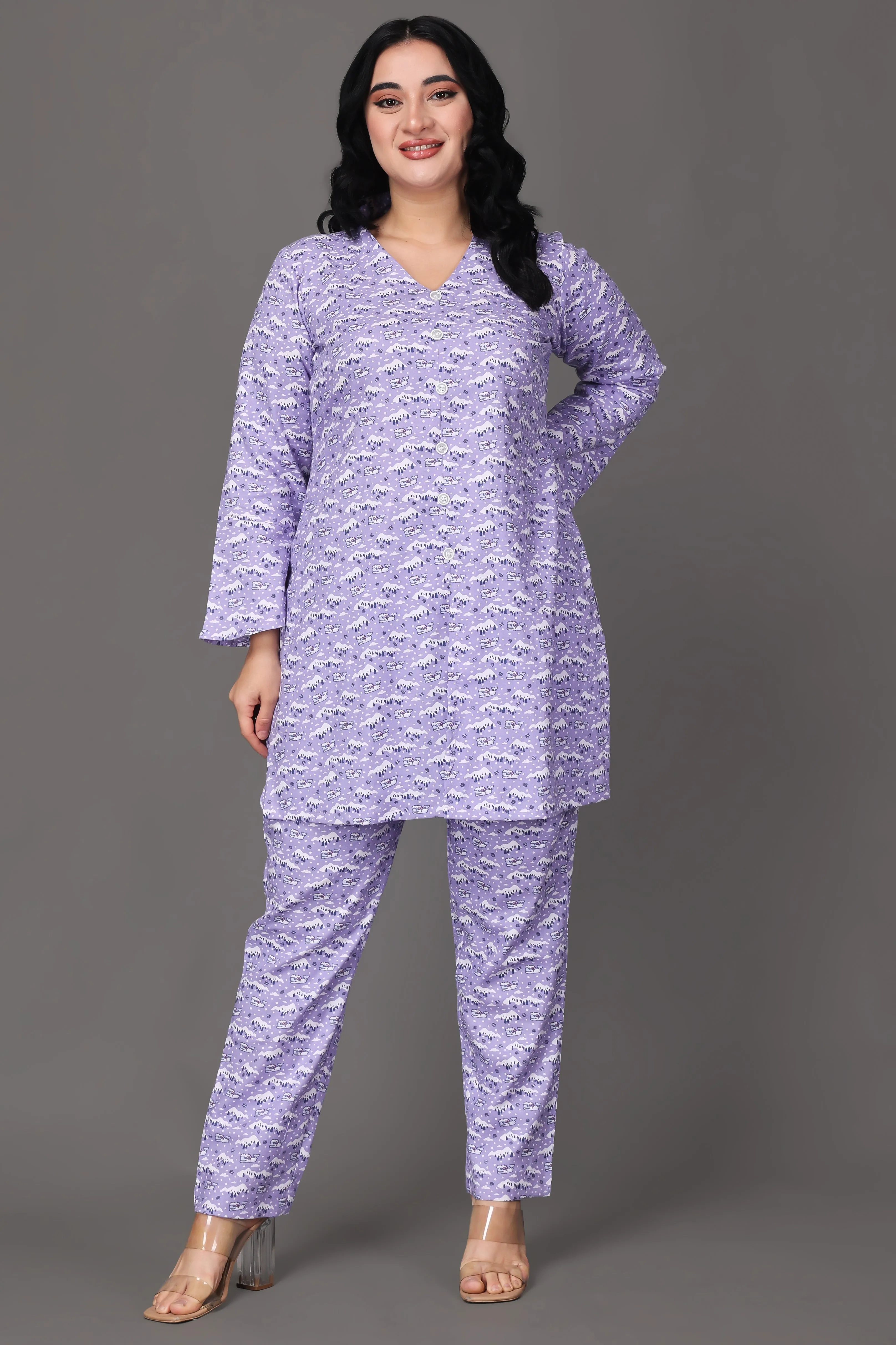 Orchid Dream Woollen Co-ord Set