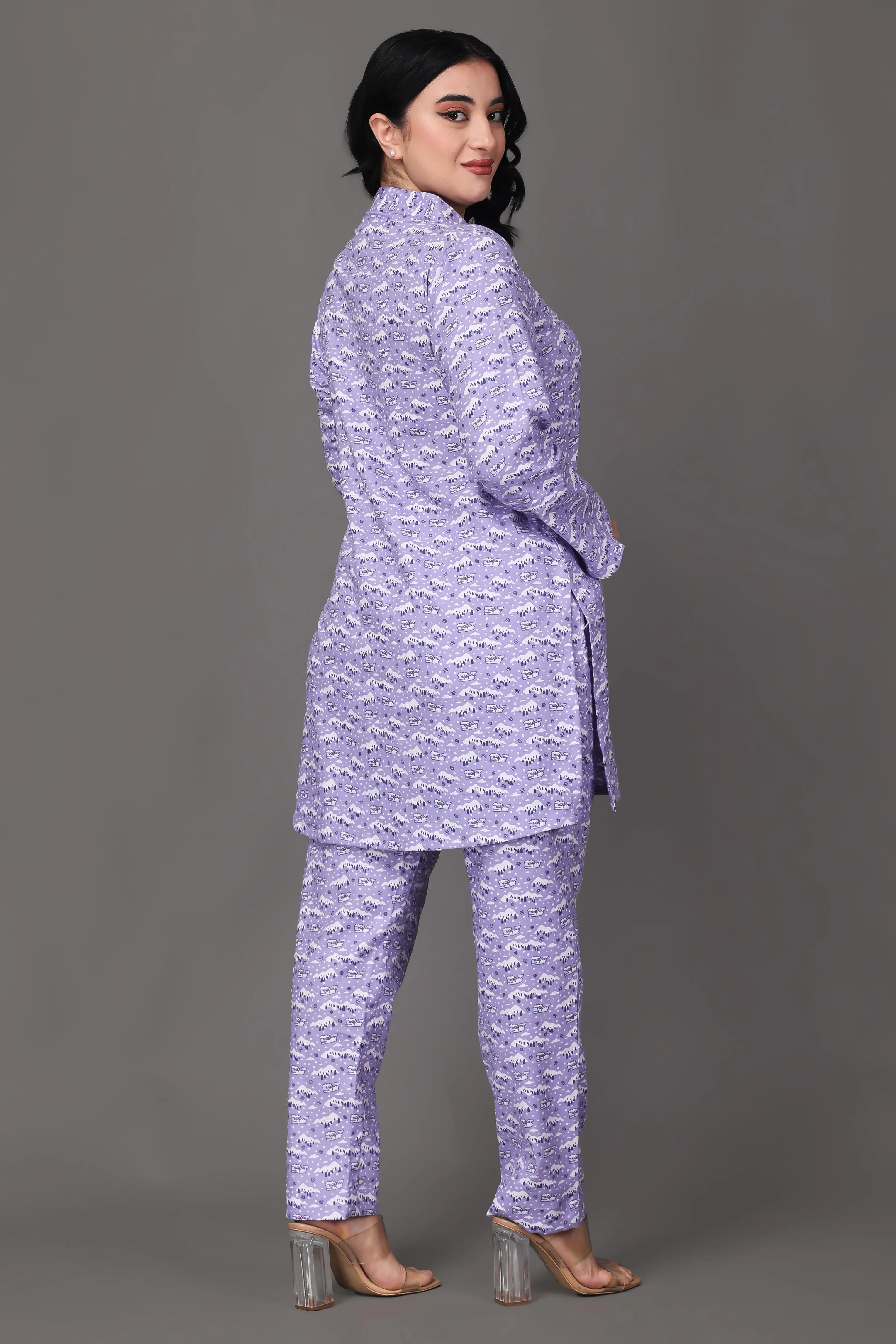 Orchid Dream Woollen Co-ord Set