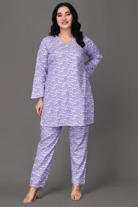 Orchid Dream Woollen Co-ord Set