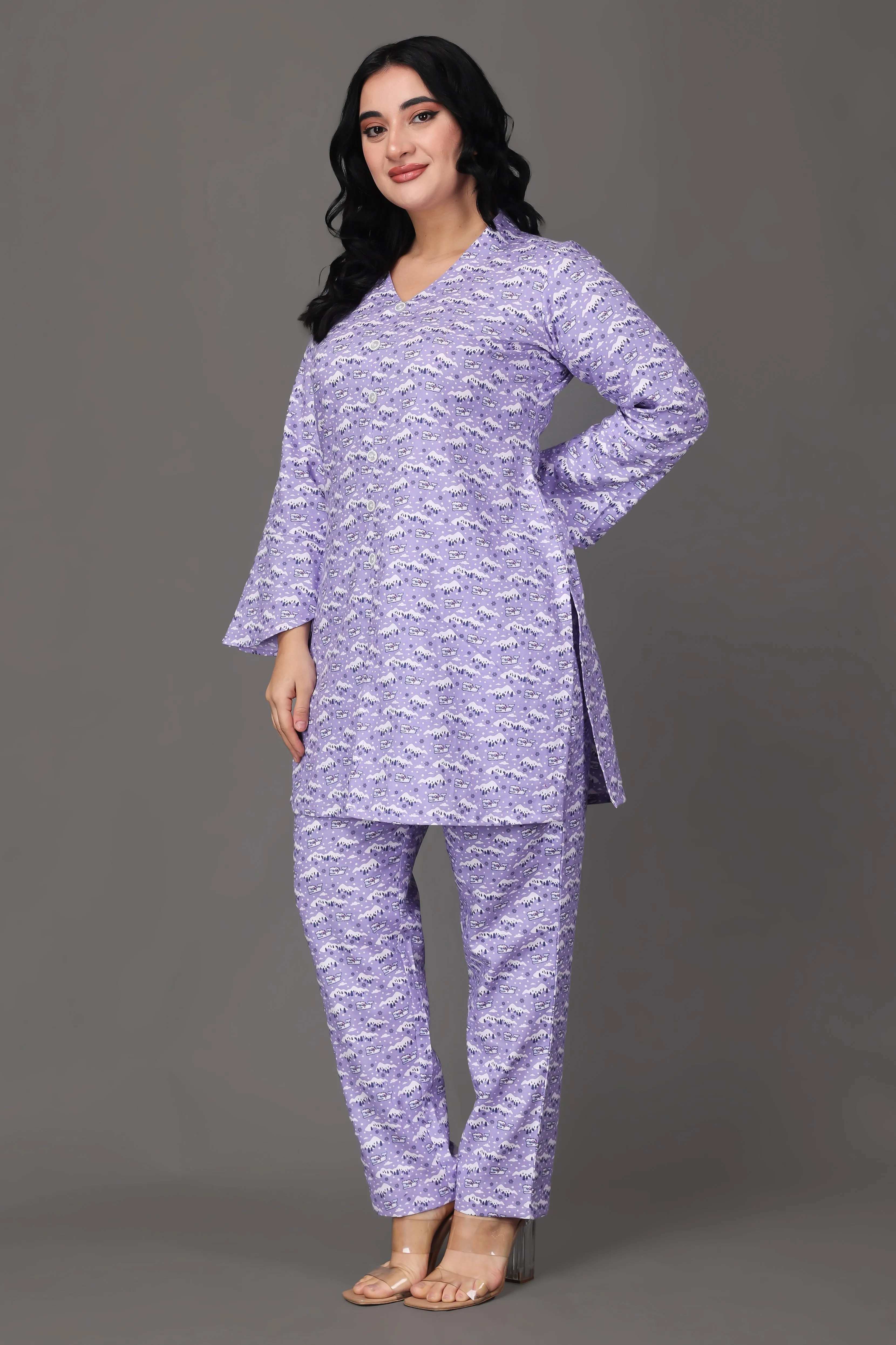 Orchid Dream Woollen Co-ord Set
