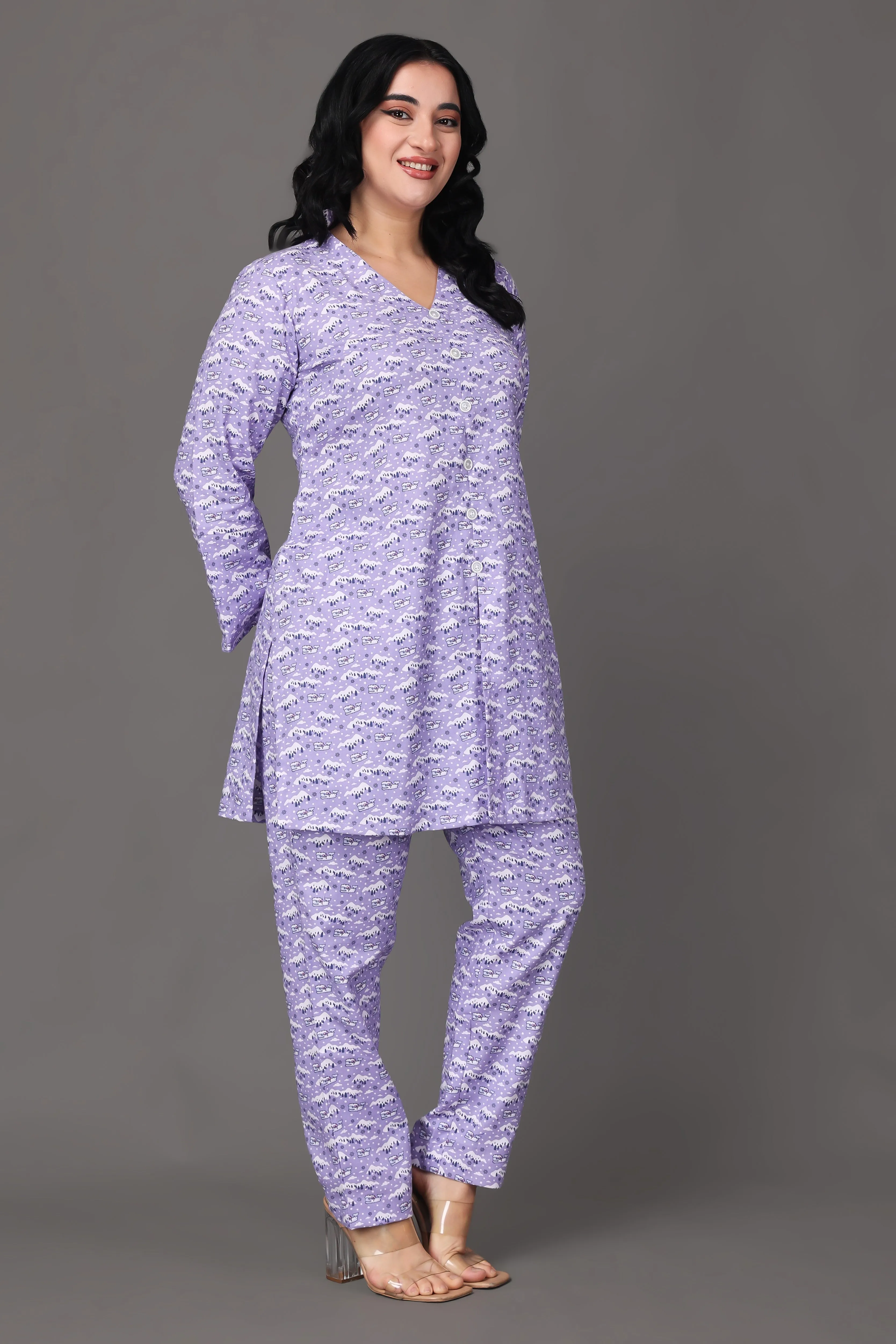 Orchid Dream Woollen Co-ord Set