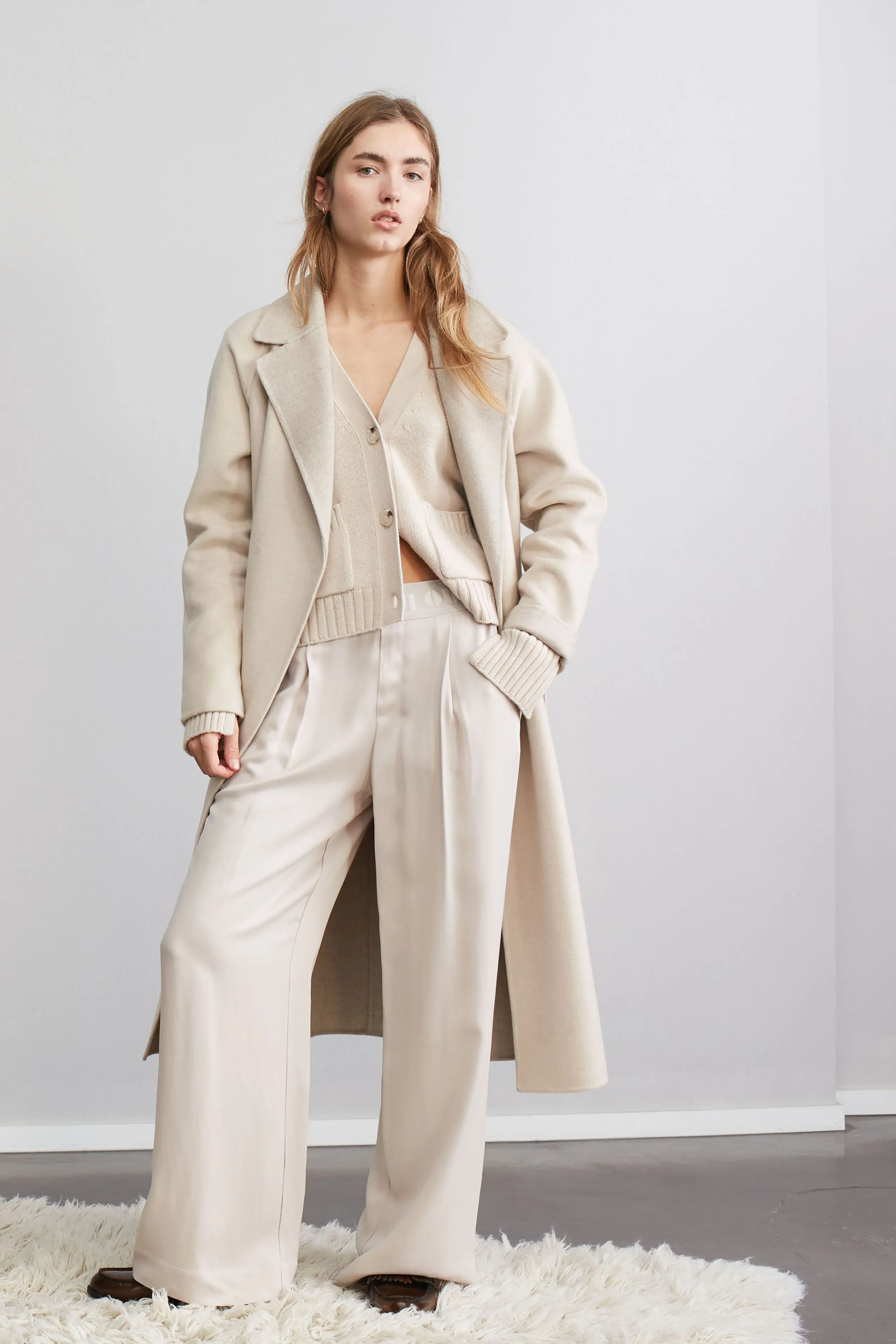 Oui Flowy Palazzo Trousers