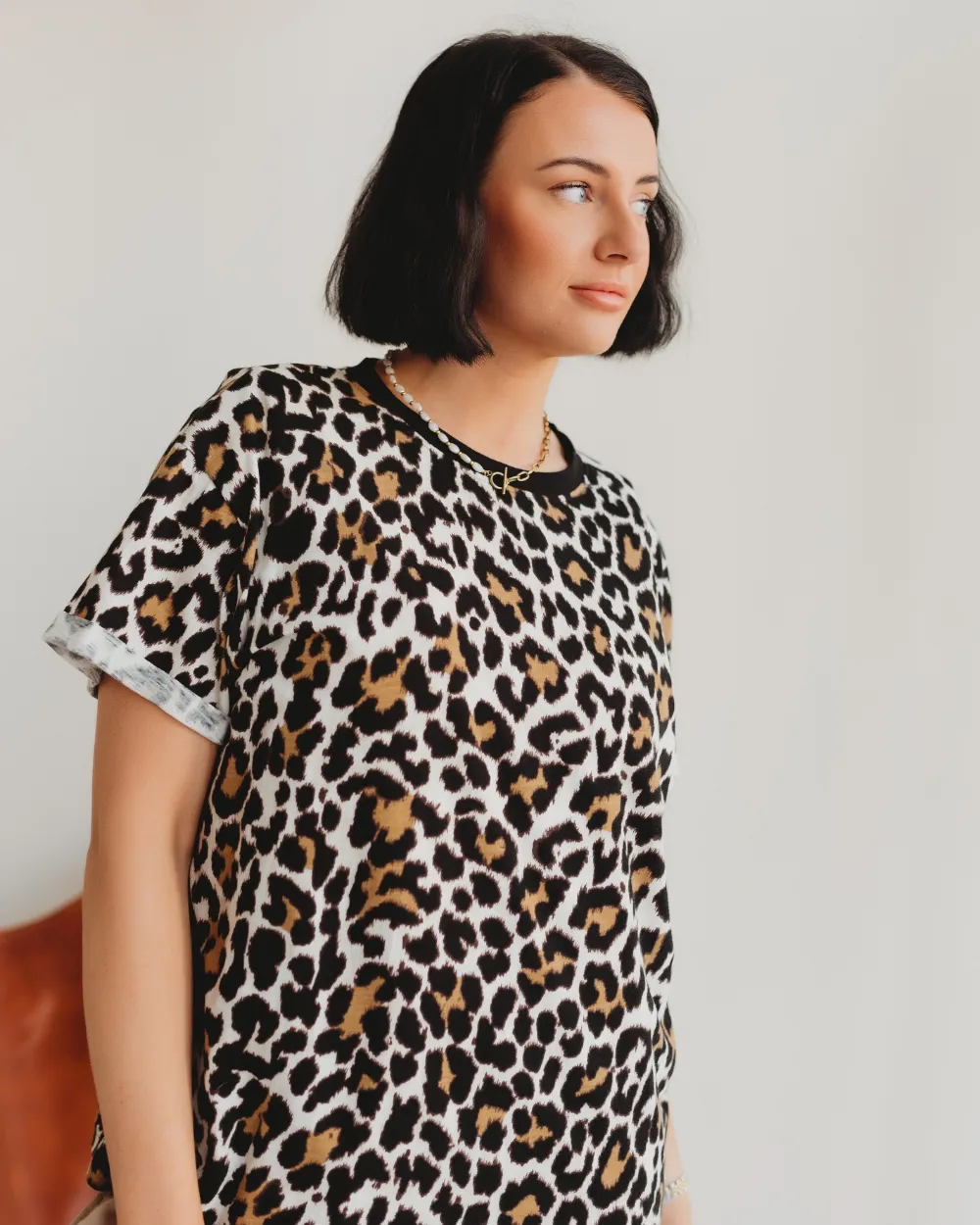 Sam Brown Leopard Animal Print T-Shirt