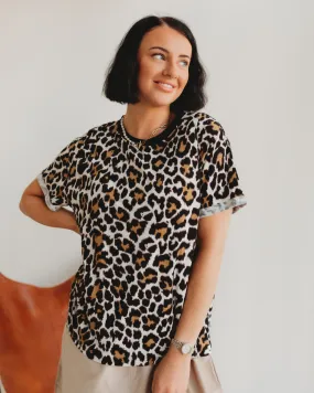Sam Brown Leopard Animal Print T-Shirt